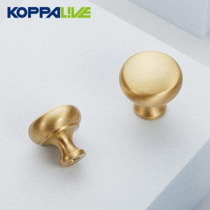 6323 Solid Brass Mushroom Knob for Cabinet and Drawer